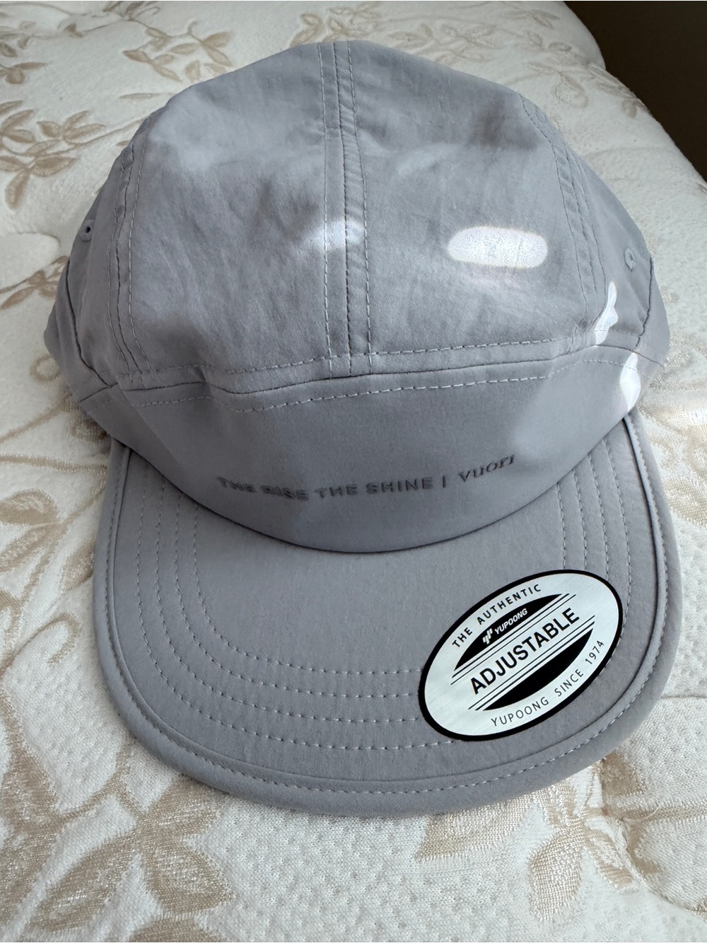 Vuori Light Gray Performance Adjustable Cap